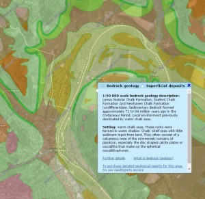 Geology of the course